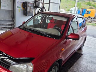 2011 Lada (ВАЗ) Kalina I, красный, 280000 рублей, вид 3