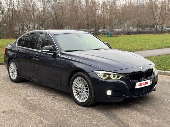 2016 BMW 3 серии 320d xDrive VI (F3x) Рестайлинг, синий, 1850000 рублей - вид 6