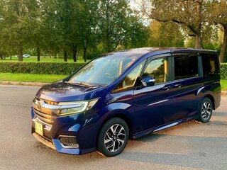 2018 Honda Stepwgn Spada V Рестайлинг, синий, 2500000 рублей, вид 1