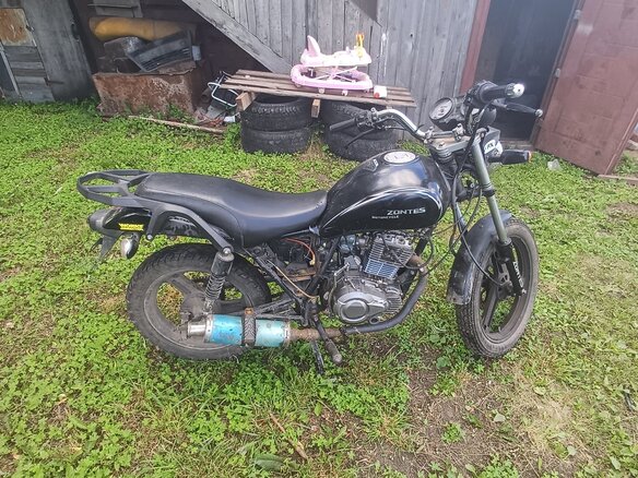 2014 Zontes ZT200-C, чёрный, 30000 рублей - вид 2