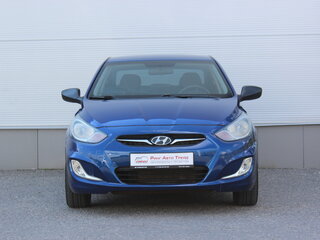 2011 Hyundai Solaris I, синий, 530000 рублей, вид 3