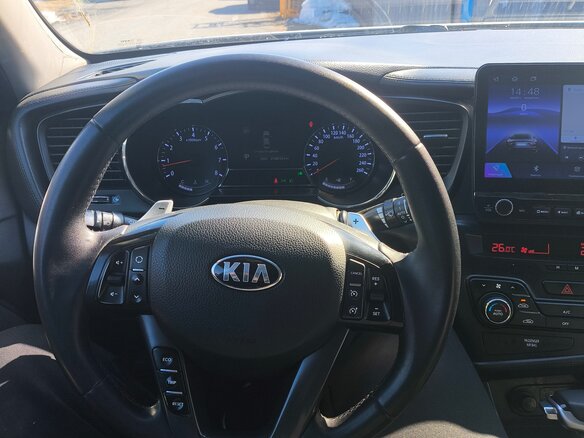 2013 Kia Optima III Рестайлинг, серый, 1400000 рублей - вид 5