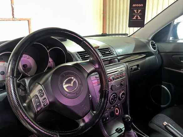 2006 Mazda 3 I (BK) Рестайлинг, синий, 600000 рублей - вид 3