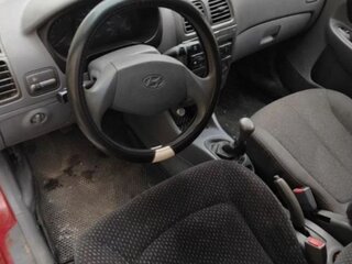 2006 Hyundai Accent ТагАЗ II, красный, 360000 рублей, вид 4