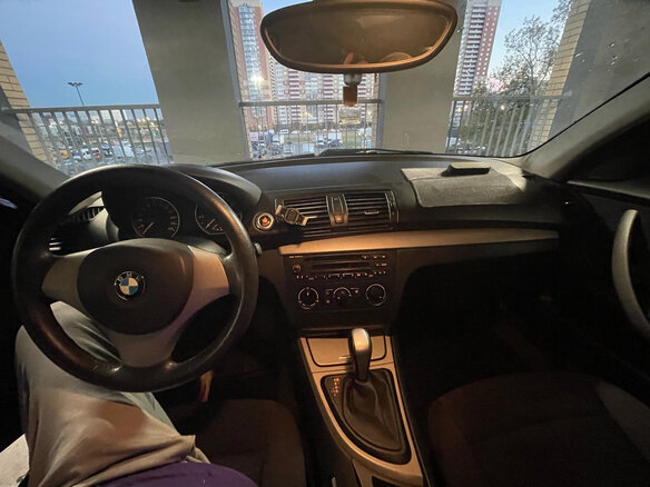 2008 BMW 1 серии 116i I (E81/E82/E87/E88) Рестайлинг, чёрный, 750000 рублей - вид 6