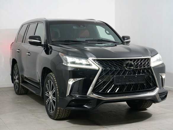 2018 Lexus LX 570 III Рестайлинг 2, чёрный - вид 2