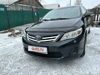 2013 Toyota Corolla X (E140, E150) Рестайлинг, чёрный, 1300000 рублей, вид 1