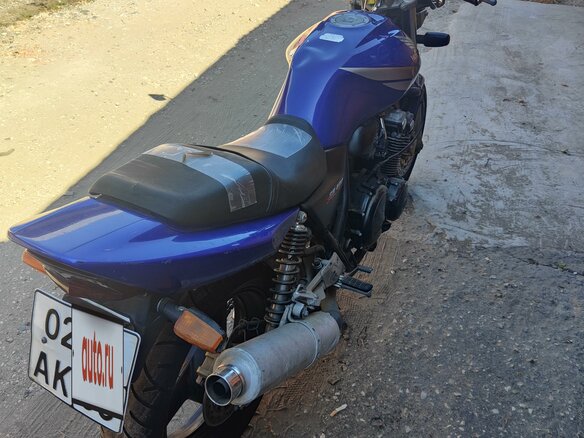 2001 Honda CB 400 Super Four, синий, 235000 рублей - вид 1