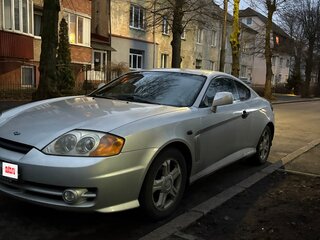 2002 Hyundai Tiburon II (GK), серебристый, 500000 рублей, вид 2