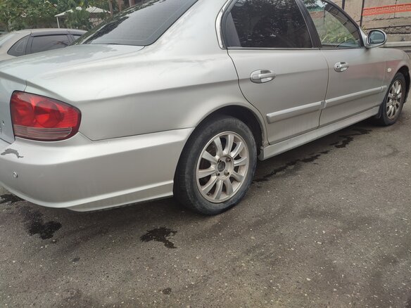 2007 Hyundai Sonata ТагАЗ IV (EF) Рестайлинг, серебристый - вид 5