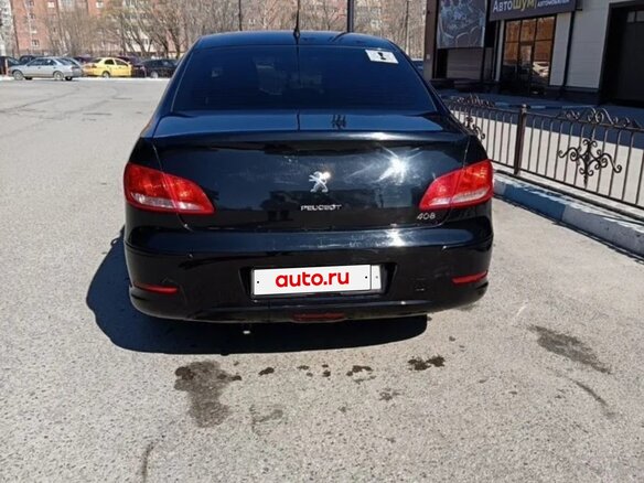 2012 Peugeot 408 I, чёрный, 350000 рублей - вид 2