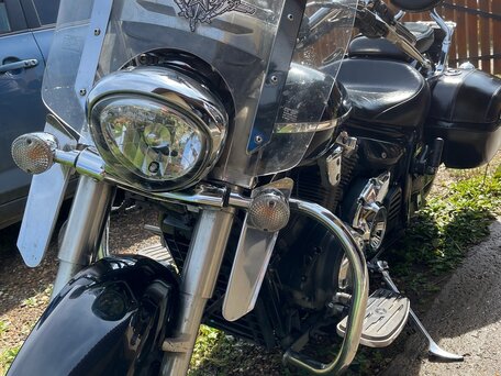 2011 Yamaha XVS1300, чёрный, 800000 рублей, вид 5