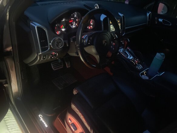 2012 Porsche Cayenne Diesel II (958), коричневый - вид 7