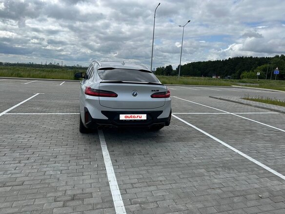 2021 BMW X4 30i II (G02) Рестайлинг, серебристый, 3595561 рублей - вид 6