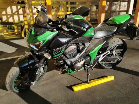 2014 Kawasaki Z 800, зелёный, 650000 рублей, вид 1