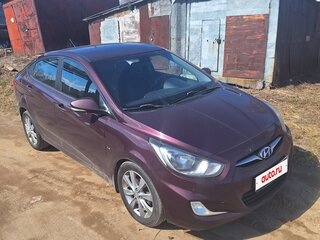 2011 Hyundai Solaris I, фиолетовый, 695000 рублей, вид 3
