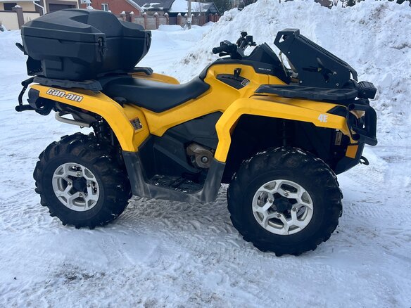 2012 BRP Can-Am Outlander 500, жёлтый, 690000 рублей - вид 5