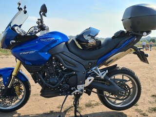 2007 Triumph Tiger 1050, синий, 350000 рублей, вид 2