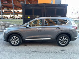 2019 Hyundai Santa Fe IV, серый, 3500000 рублей, вид 4