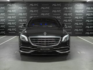 2018 Mercedes-Benz Maybach S-Класс 450 I (X222) Рестайлинг, чёрный, 4800000 рублей, вид 2