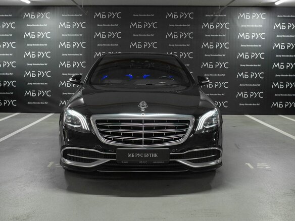 2018 Mercedes-Benz Maybach S-Класс 450 I (X222) Рестайлинг, чёрный, 4600000 рублей - вид 1