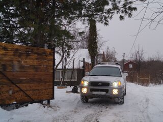 2002 Hyundai Santa Fe I, белый, 600000 рублей, вид 2