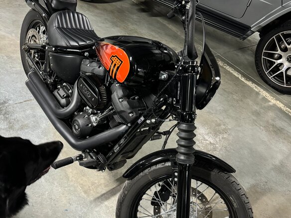 2021 Harley-Davidson Street Bob, чёрный, 2220000 рублей - вид 1