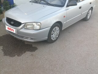 2003 Hyundai Accent ТагАЗ II, серебристый, 300000 рублей, вид 3
