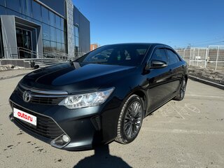 2015 Toyota Camry VII (XV50) Рестайлинг, синий, 1890000 рублей, вид 1