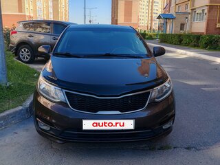 2016 Kia Rio III Рестайлинг, коричневый, 679000 рублей, вид 2