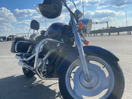 2001 Honda VT 1100, синий, 650000 рублей, вид 2