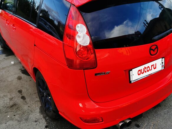 2008 Mazda 5 I (CR) Рестайлинг, красный, 900000 рублей - вид 2
