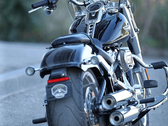 2023 Harley-Davidson Fat Boy, чёрный, 3650000 рублей - вид 6