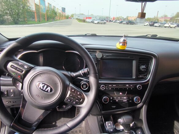 2014 Kia Optima III Рестайлинг, серый, 1500000 рублей - вид 15