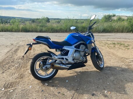 2012 CFMoto 650NK, синий, 320000 рублей, вид 4