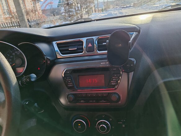 2012 Kia Rio 5-speed III, серый, 830000 рублей - вид 14