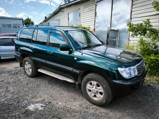 2007 Toyota Land Cruiser 100 Series Рестайлинг 2, зелёный, 2190000 рублей, вид 4