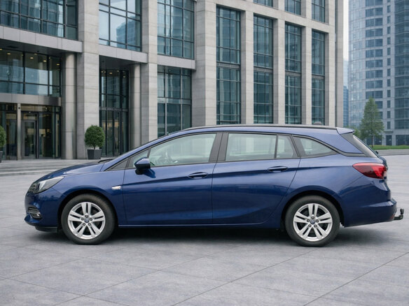 2021 Opel Astra K Рестайлинг, синий, 1120000 рублей - вид 6