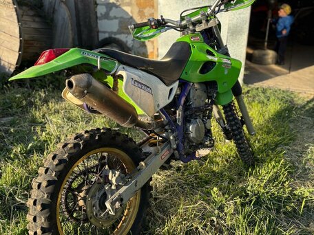 1993 Kawasaki KLX 250, зелёный, 200000 рублей, вид 2