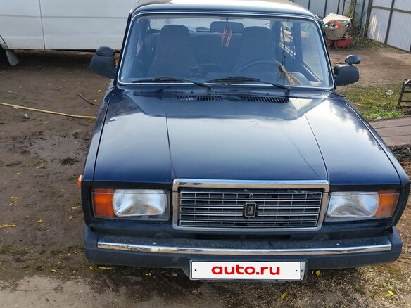 2012 Lada (ВАЗ) 2107, синий, 120000 рублей