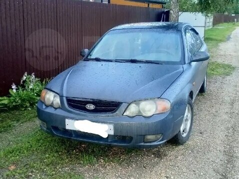 2001 Kia Spectra I Рестайлинг 1, серый, 250000 рублей