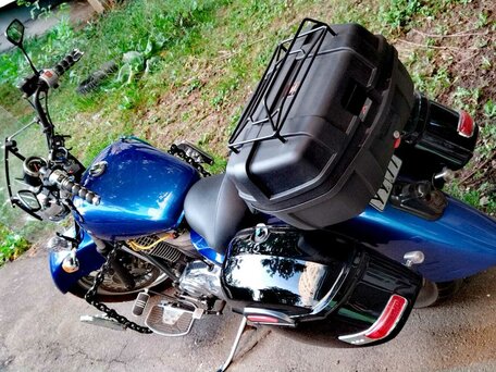1995 Honda VT 1100, синий, 400000 рублей, вид 3