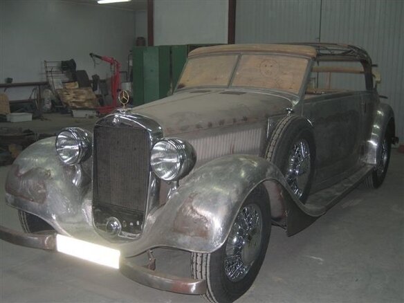1939 Mercedes-Benz W142, красный - вид 6