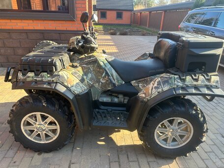 2010 Polaris Sportsman 850, зелёный, 750000 рублей, вид 3