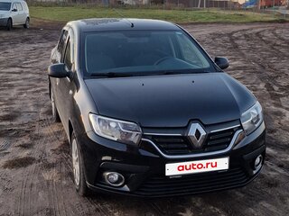 2018 Renault Logan II Рестайлинг, чёрный, 1350000 рублей, вид 2