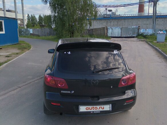 2005 Mazda 3 I (BK), чёрный - вид 3