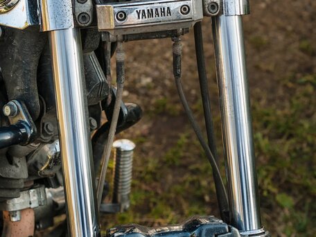 1990 Yamaha XV1100 Virago, чёрный, 320000 рублей, вид 5
