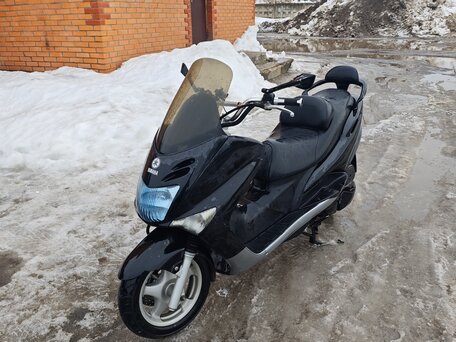 2006 Yamaha Majesty 125/180, чёрный, 130000 рублей, вид 1