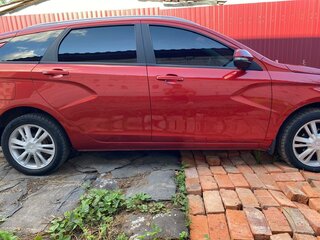2019 Lada (ВАЗ) Vesta SW I, красный, 1300000 рублей, вид 3