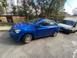 2013 Chevrolet Aveo II, синий, 470000 рублей, вид 4